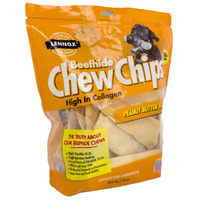 Beefhide Chew Chips Peanut Butter - Produkt verfügbar ab Woche 49 2024.