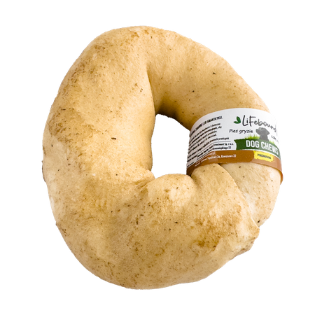 Natural dog chew, peanut butter flavored ring, size. S, 1pc.