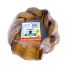 Natural dog chew, bacon flavored braid, size L, 1 piece.